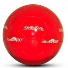 Colored Leather Ball Red